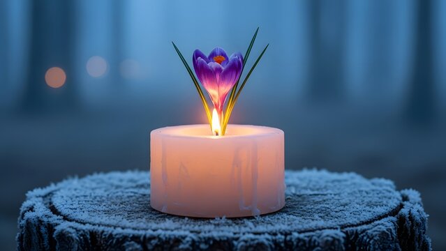 Saint brigid's day candle and flower ritual celebrating irish heritage and tradition on february 1st with symbolism and spirituality