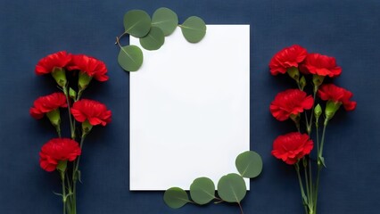 framework for photo or congratulation