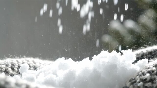 Snow winter cosy blanket self care soft white comfort closeup relaxation fluffy snow falls cosy winter blanket for gentle self care moment and quiet relaxation home cosy winter self care texture