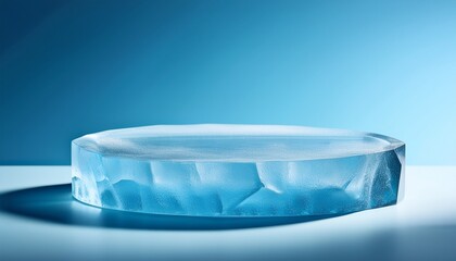 Glacier Ice Podium For Mockup Display Or Advertising Of Products