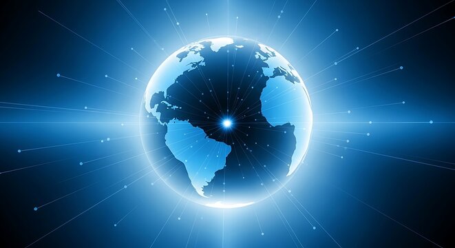 Global network connectivity and communication - Powered by Adobe