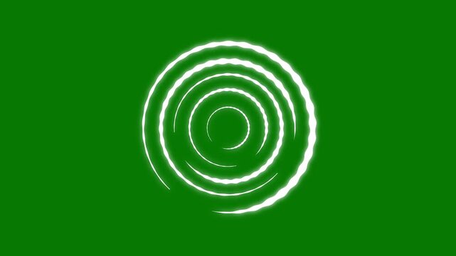 Fireworks circle explosion effect, glowing ellipse burst with animated lines, abstract celebration motion graphics, flat vector style, festival visual, green screen, 4k