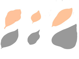 Minimalist botanical leaves vector illustration with organic shapes and clean lines. Modern natural design suitable for wall art, branding, packaging, backgrounds, posters, and interior decor.