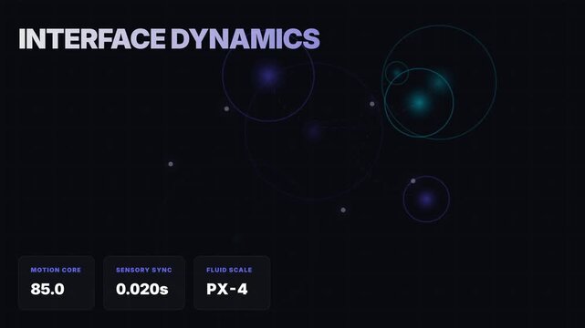 Modern Abstract Digital User Interface Dynamic Ripple and Glow Elements 4K Seamless Loop