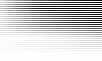 Obraz premium Simple black and white horizontal stripe pattern for modern art or background design uses.