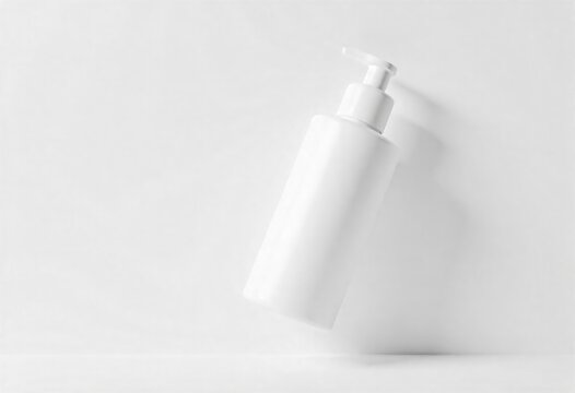 white bottle with a drop of water