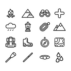 Set of icons for web design isolated on transparent background