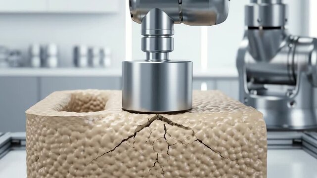 3D Printing Process Closeup.