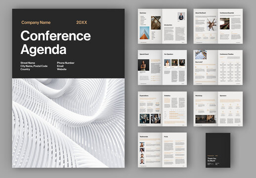 Conference Agenda Layout