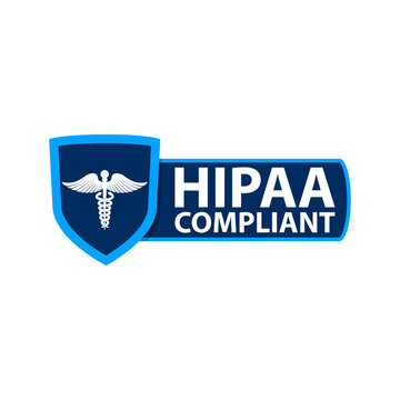 HIPAA compliant. Check mark icon isolated on white background