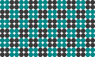 vintage Green and block strip dot arrange into plaid fabric texture, checkerboard repeat pattern, replete image, design for fabric printing, rhombus