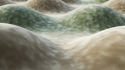 Rolling Hills of Earth: The undulating landscape of earthy tones rolls on, displaying a mesmerizing interplay of texture and form under natural light.