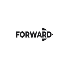 Fototapeta premium Motivational symbol conveying progress and direction forward on a simple background
