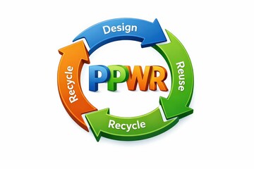 PPWR Circular Economy Recycling Diagram