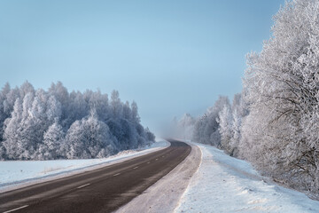 road in winter © talavietis
