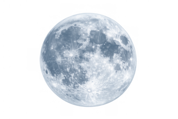 Full moon showing detailed lunar surface texture with craters and deep shadows illuminating the night sky
