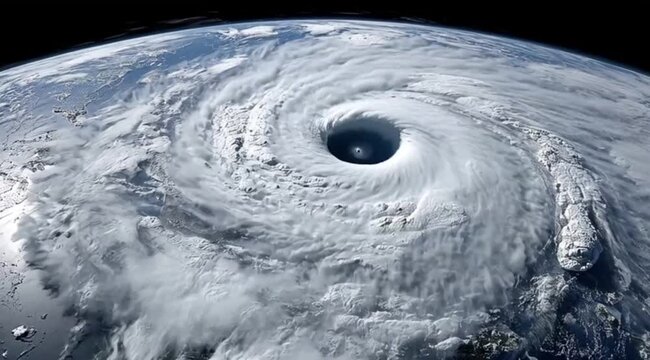Buraco se Formando na Atmosfera do Planeta Terra Visto do Alto, Fen&ocirc;meno Global, Impacto Ambiental e Conceito Cient&iacute;fico
