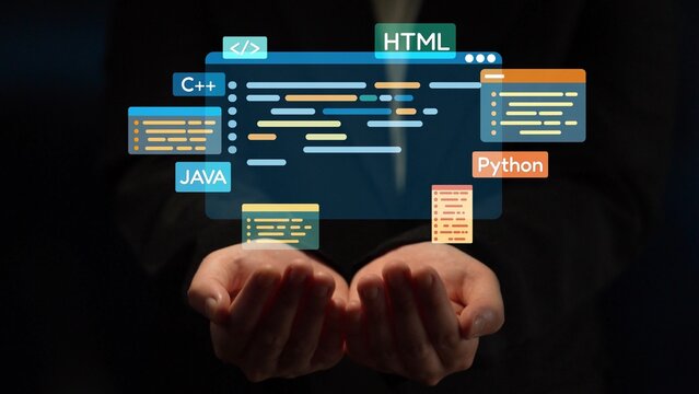 Software development with coding overlays, programming languages, developer tools, mobile app creation, and advanced programming for digital product development and software solutions. Muxer