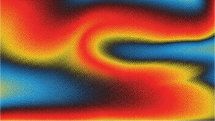 Vibrant abstract swirling patterns of red, blue, and yellow fluid motion © Stock Image Paradise