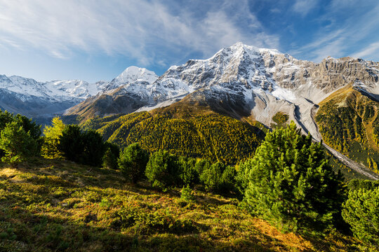 K&ouml;nigspitze, Ortler, Suldental, Sulden, Nationalpark Stilfser Joch, Trentino - Alto Adige, Italien