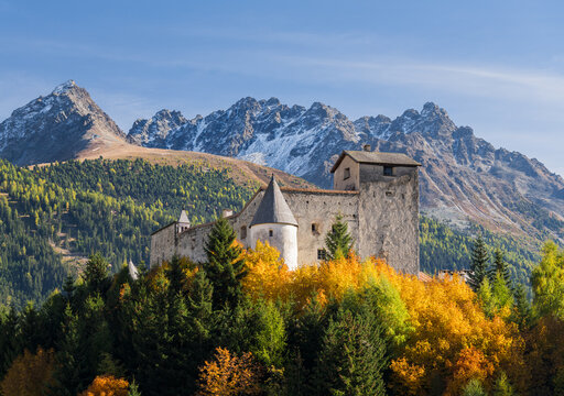 Schloss Naudersberg, Nauders, Reschenpass, Tirol, &Ouml;sterreich