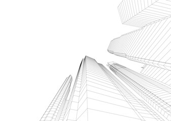 Fototapeta premium abstract architectural background