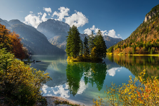Lago del Predil, Cima del Lago, Friaul Julisch Venetien, Italien