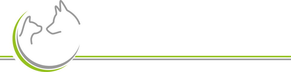 Obraz premium Hund und Katze, Tierarzt und Veterinär Hintergrund, Design