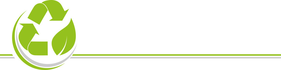 Fototapeta premium Recycling Pfeile, Blatt, Recycling und Umwelt Hintergrund 