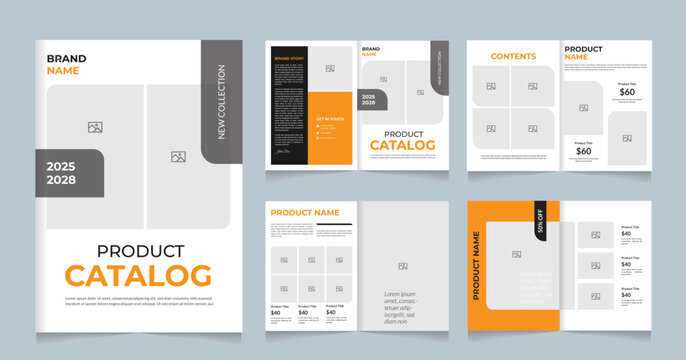 Minimalist Fashion Product Catalog Template with Modern Layout