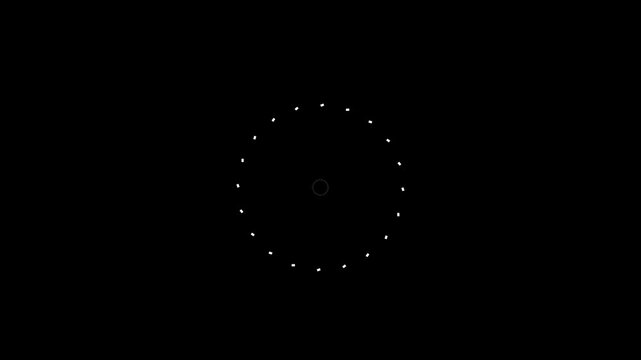 Dynamic line burst fireworks animation featuring circle blast explosions, zigzag doodle strokes, ellipse Circles and line burst fireworks explosion line shape blast Circle, solid black screen, 4K