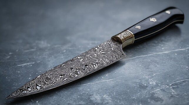 decent black color knife background with perfect stone binding on the background abstract new art design for the black knife wallpaper 
