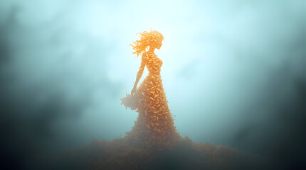 silhouette of a woman