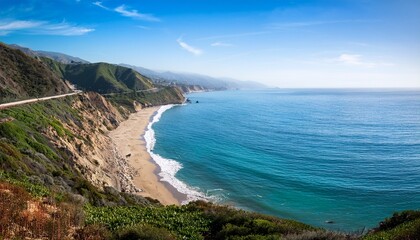 Obraz premium Malibu Coast In Summer