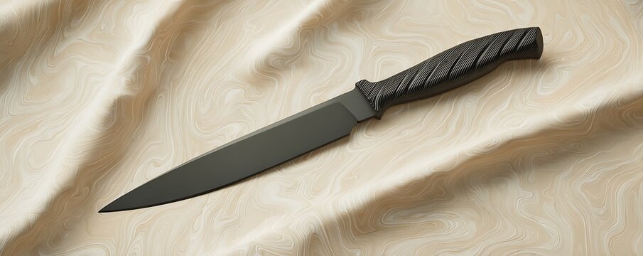 decent black color knife background with perfect stone binding on the background abstract new art design for the black knife wallpaper 