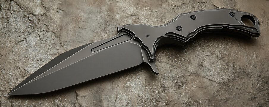 decent black color knife background with perfect stone binding on the background abstract new art design for the black knife wallpaper 