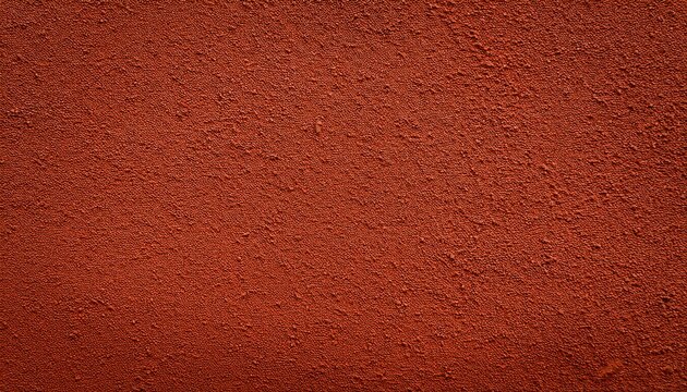 Flat Background Terracotta Colored Clay Surface Slightly Rough Clean Texture