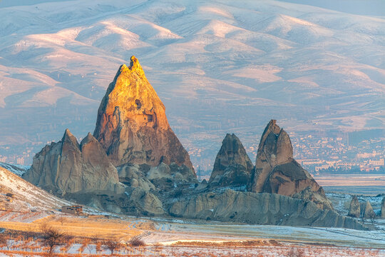The Cappadocia landscape view in Turkey