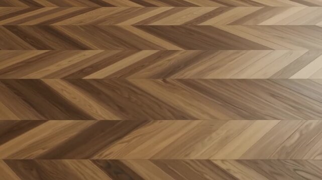 Chevron wood flooring pattern detail, natural grain texture