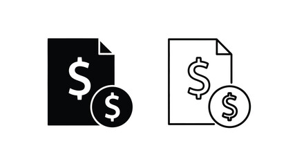 Obraz premium dollar sign icons representing money finance and payment transactions