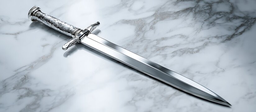 bladed knife strucyure background with stainless steel abstrat background with asbtract new art and black blade installed in it 
