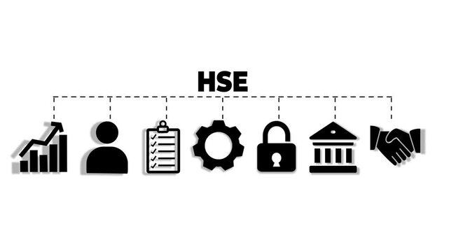 HSE web banners concept vector Video