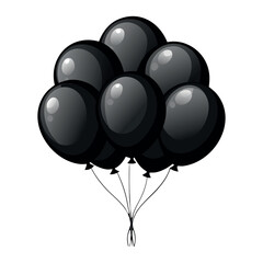 balloons tied together