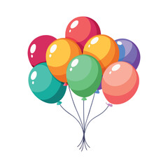 balloons tied together