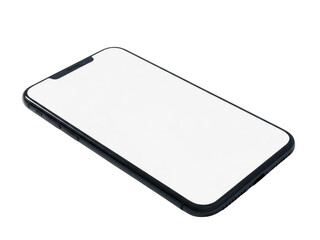 Black smartphone screen protector
