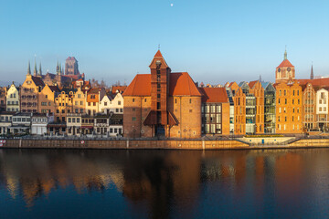 Fototapeta premium Gdansk, Poland- View of the Old Town 