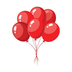 balloons tied together