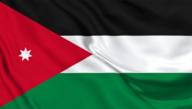 flag of Jordan  