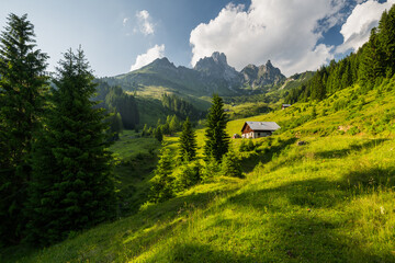 Obraz premium Bischofsmütze, Dachsteingebirge, Salzburg, Österreich