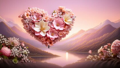 Serene Whispers Nurturing Tranquility In The Blossomheart With Generative Ai